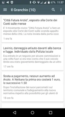 Anzio notizie gratis android App screenshot 4